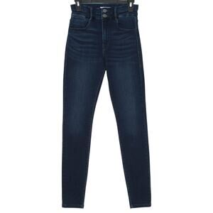 NEW Kancan Jeans Ultra High Rise Skinny Stretch Dark Wash Comfort Casual Blue 26